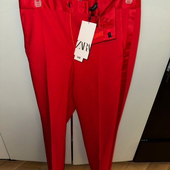 Red tuxedo womens suit zara - Picture 5 of 5